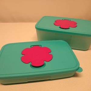 tupperware baby wipes container